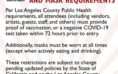 Animé Los Angeles COVID-19 vaccination and mask requirements