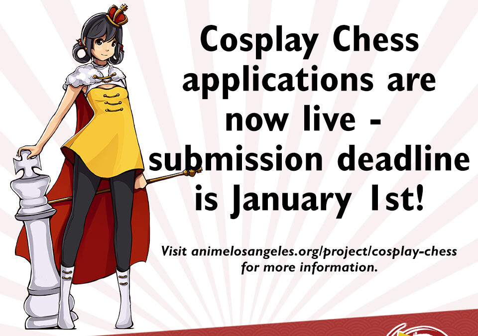 Cosplay Chess applications are now live