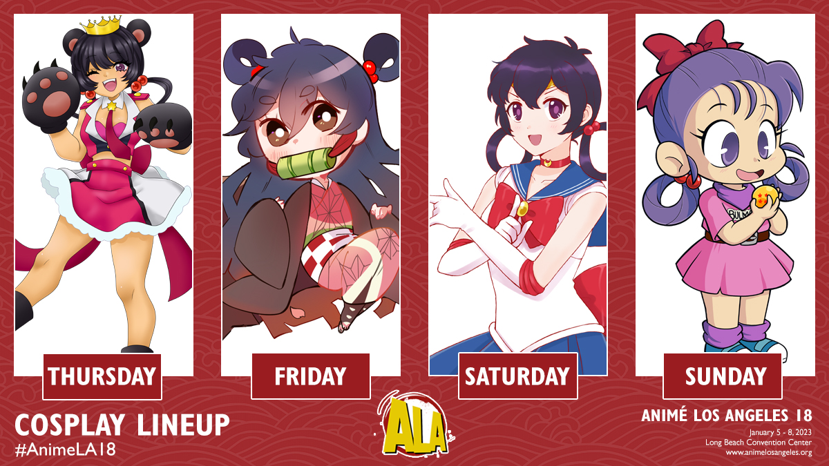 Make sure your cosplay lineup is on point! - Animé Los Angeles