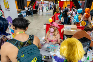 The Ribbon Station during open hours at Animé LA
