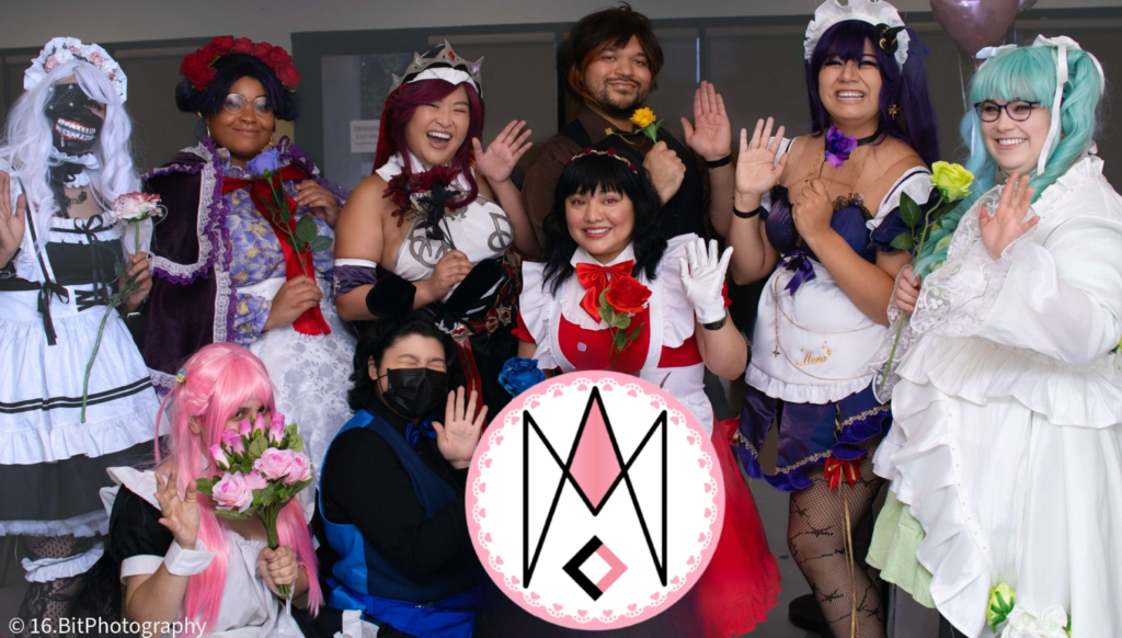 Group photo of the Maid Academy Cafe Members