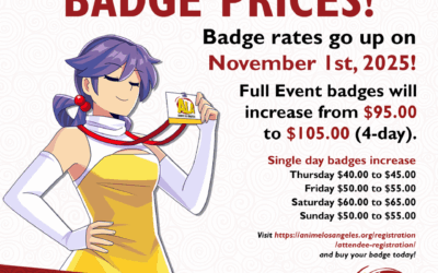 Badge Prices Increasing Soon!